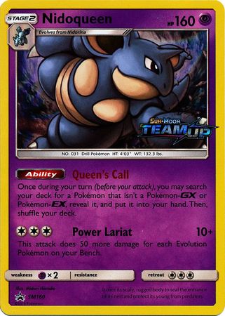 Nidoqueen (Staff) (SM160) [Sun & Moon: Black Star Promos]