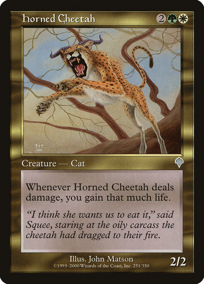 Horned Cheetah [Invasion] (INV 251)