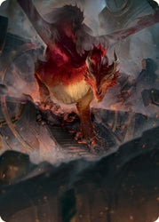 Red Dragon Art Card [Dungeons & Dragons: Adventures in the Forgotten Realms Art Series] (AAFR 81)