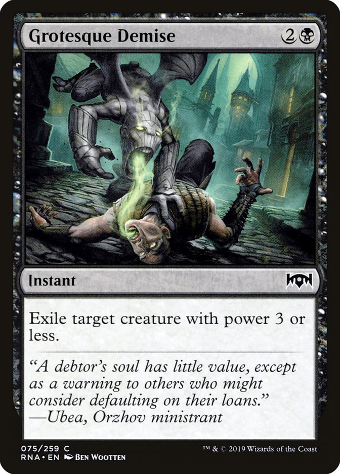Grotesque Demise [Ravnica Allegiance] (RNA 75)