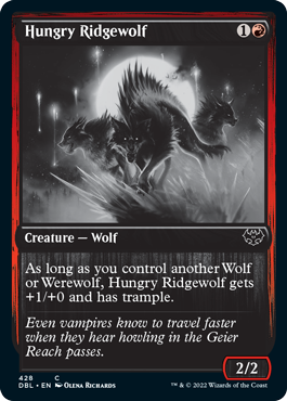 Hungry Ridgewolf [Innistrad: Double Feature] (DBL 428)