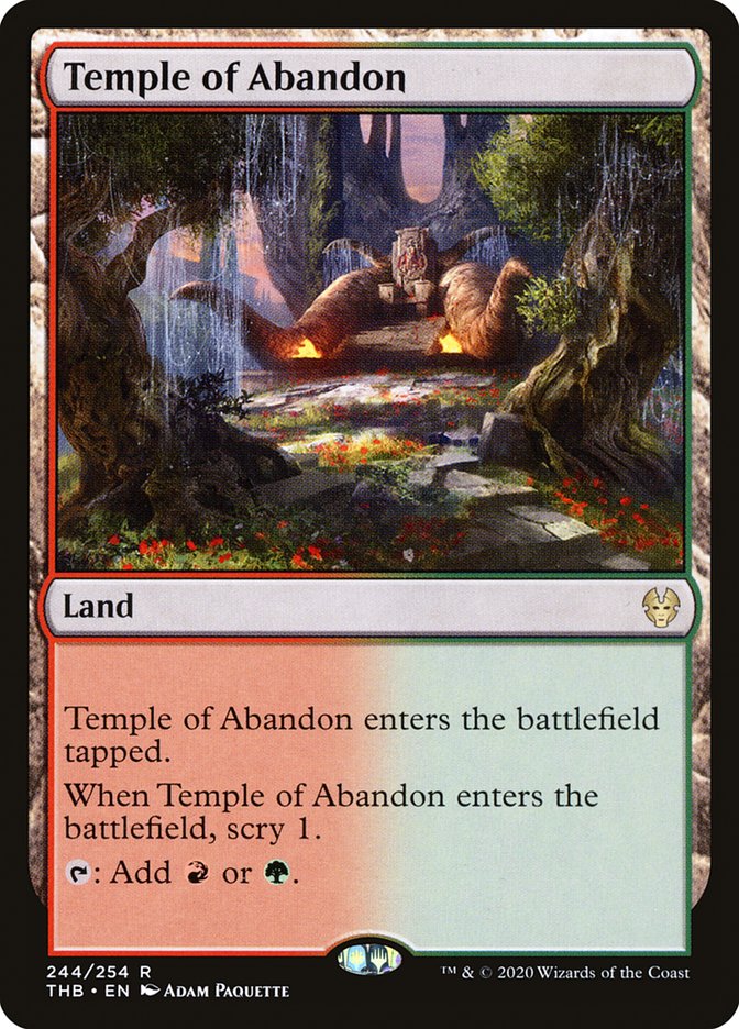Temple of Abandon [Theros Beyond Death] (THB 244)