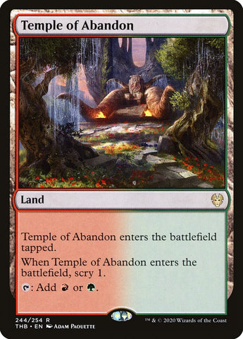Temple of Abandon [Theros Beyond Death] (THB 244)