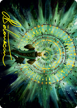 Verdant Mastery Art Card (Gold-Stamped Signature) [Strixhaven: School of Mages Art Series] (ASTX 19)