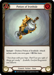 Potion of Ironhide [EVR186] 1st Edition Cold Foil