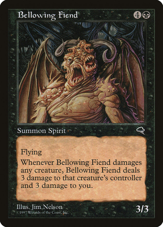 Bellowing Fiend [Tempest] (TMP 108)