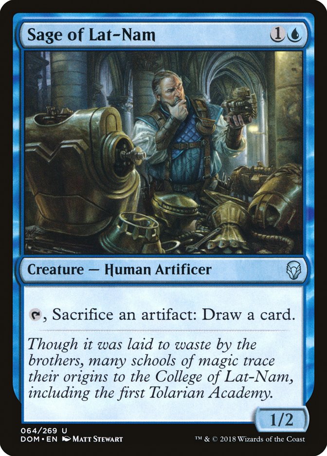 Sage of Lat-Nam [Dominaria] (DOM 64)