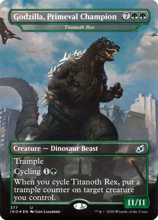 Titanoth Rex - Godzilla, Primeval Champion (Godzilla Series) [Ikoria: Lair of Behemoths] (IKO 377)