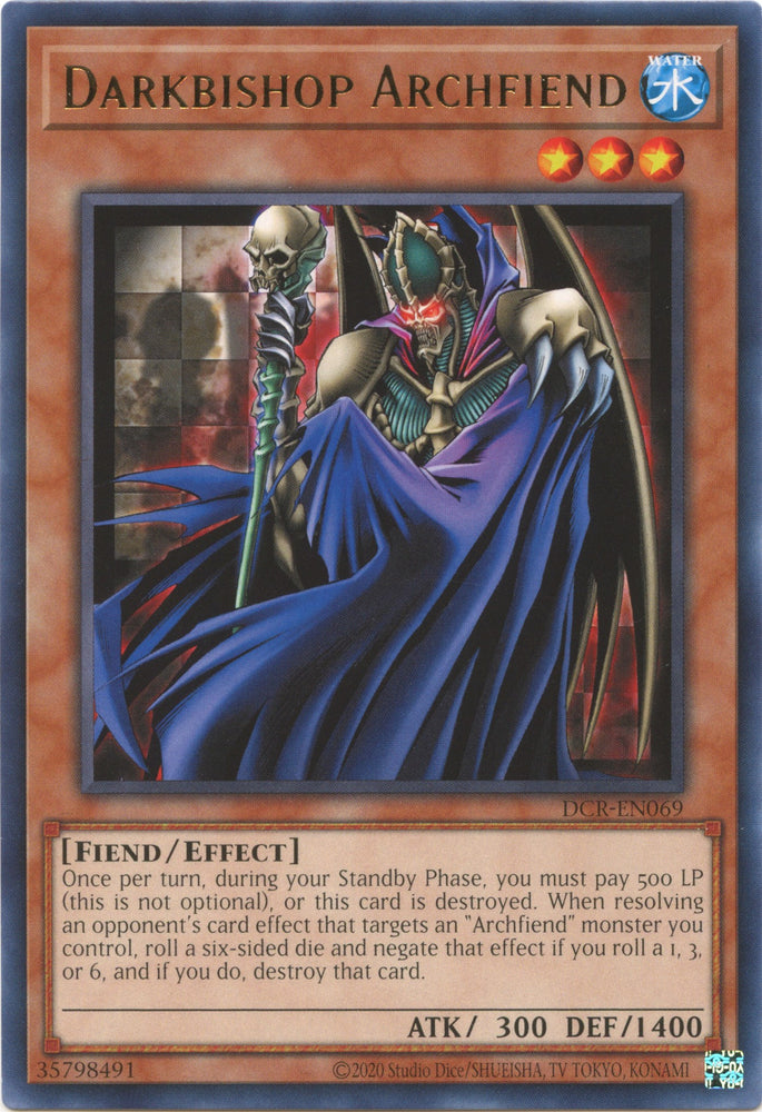 Darkbishop Archfiend [DCR-EN069] Rare