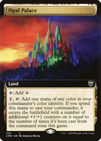 Opal Palace (Extended Art) [Commander Legends] (CMR 707)