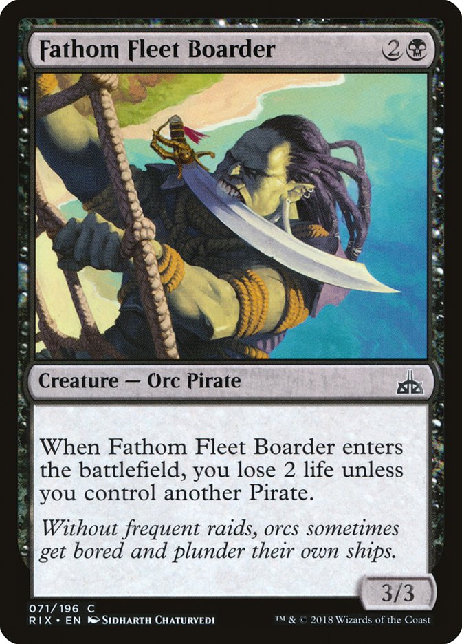 Fathom Fleet Boarder [Rivals of Ixalan] (RIX 71)