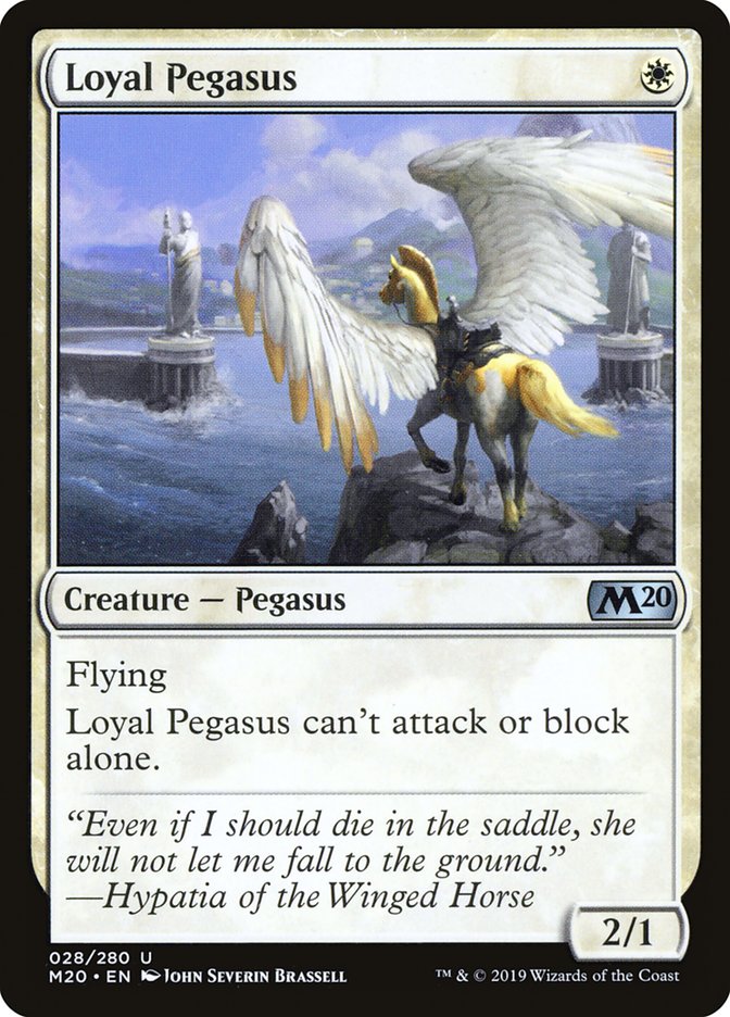 Loyal Pegasus [Core Set 2020] (M20 28)
