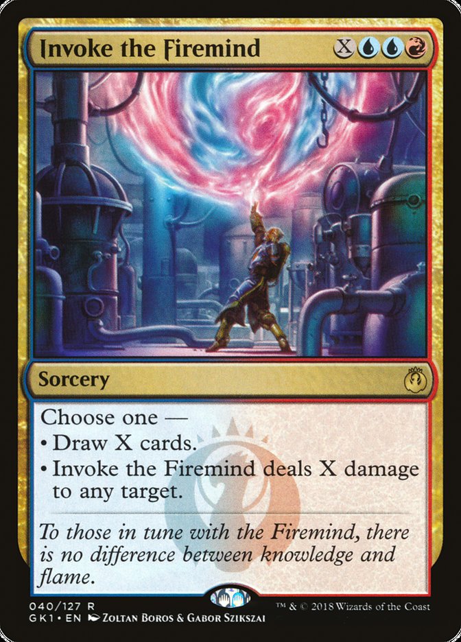 Invoke the Firemind [GRN Guild Kit] (GK1 40)