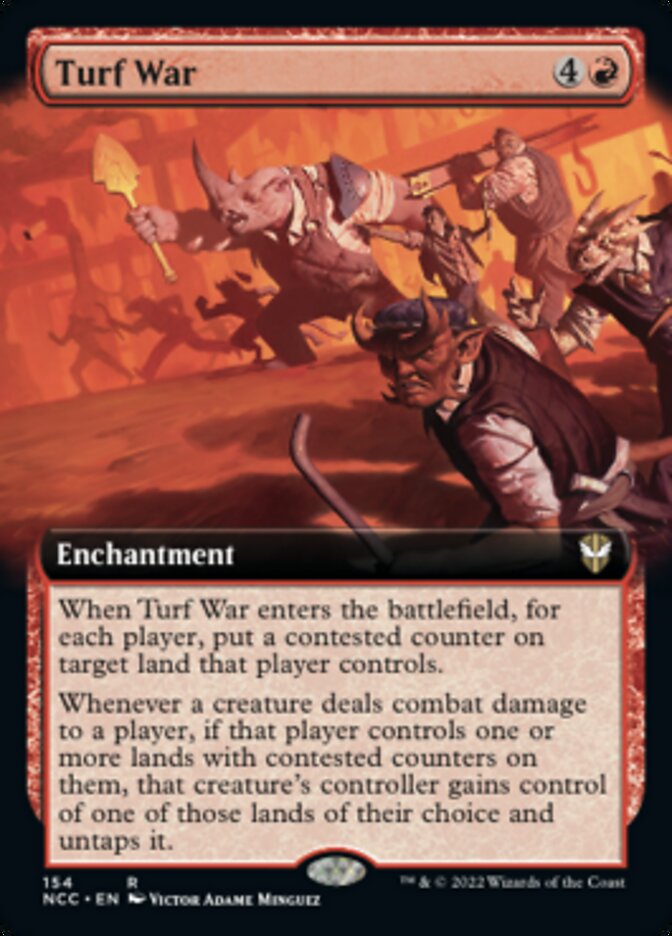 Turf War (Extended Art) [Streets of New Capenna Commander] (NCC 154)