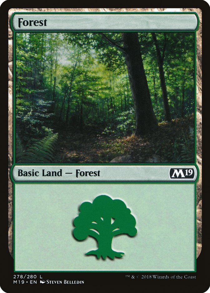 Forest (#278) [Core Set 2019] (M19 278)