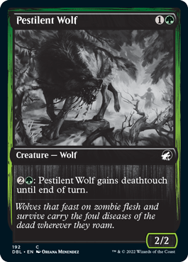 Pestilent Wolf [Innistrad: Double Feature] (DBL 192)