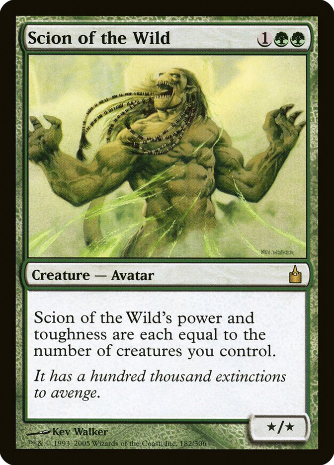 Scion of the Wild [Ravnica: City of Guilds] (RAV 182)