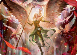 Sigarda's Summons Art Card [Innistrad: Crimson Vow Art Series] (AVOW 17)