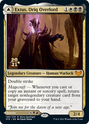 Extus, Oriq Overlord // Awaken the Blood Avatar [Strixhaven: School of Mages Prerelease Promos] (PSTX 149)