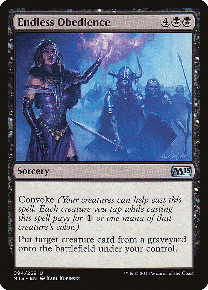 Endless Obedience [Magic 2015] (M15 94)