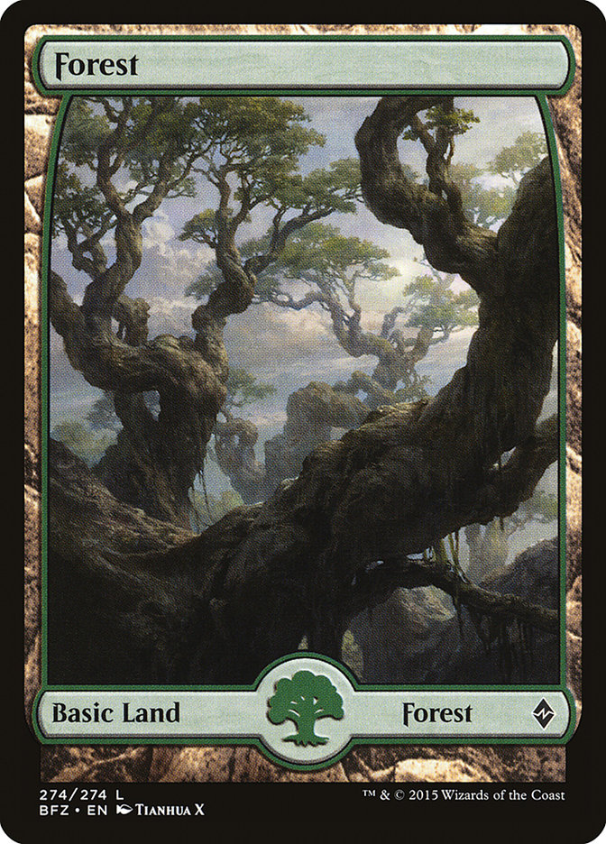 Forest (#274) [Battle for Zendikar] (BFZ 274)