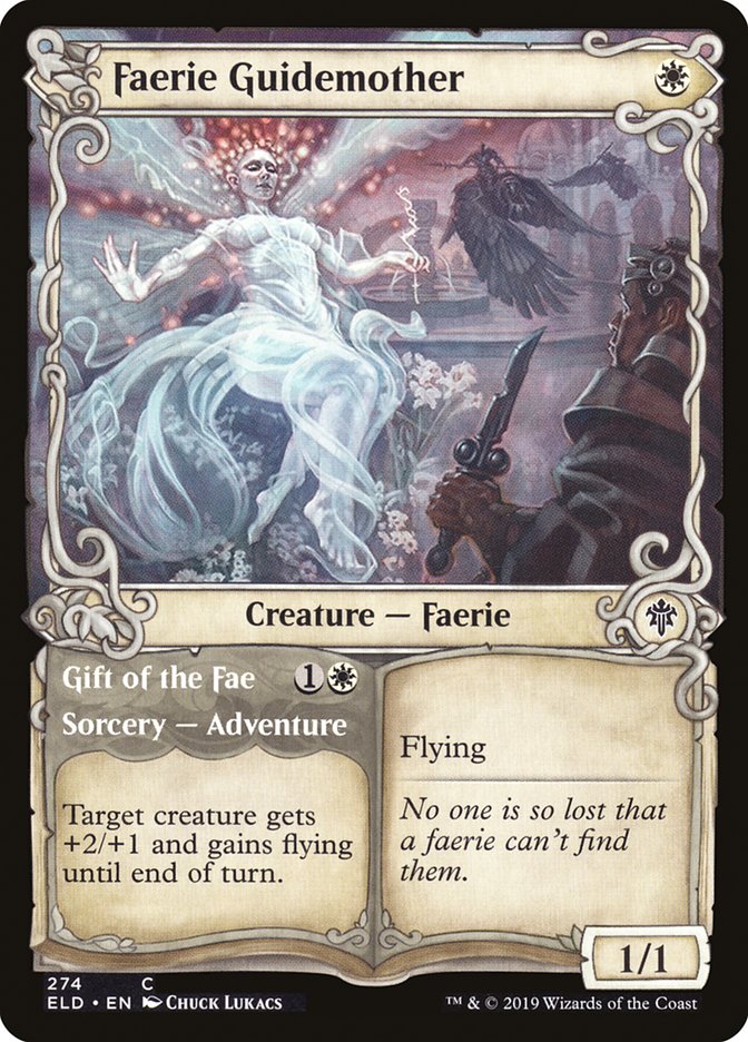 Faerie Guidemother // Gift of the Fae (Showcase) [Throne of Eldraine] (ELD 274)