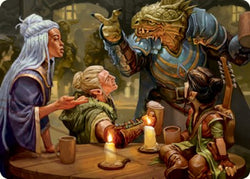 You Meet in a Tavern Art Card [Dungeons & Dragons: Adventures in the Forgotten Realms Art Series] (AAFR 49)