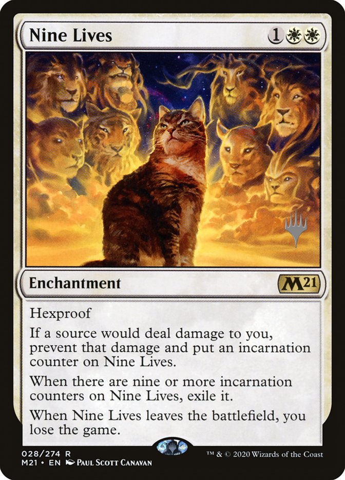 Nine Lives (Promo Pack) [Core Set 2021 Promos] (PM21 28P)