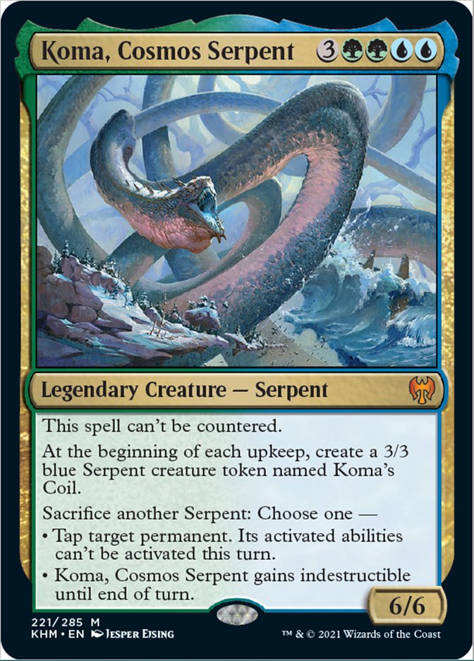 Koma, Cosmos Serpent [Kaldheim] (KHM 221)