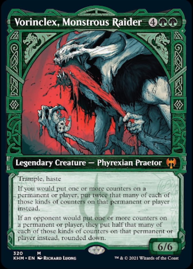 Vorinclex, Monstrous Raider (Showcase) [Kaldheim] (KHM 320)