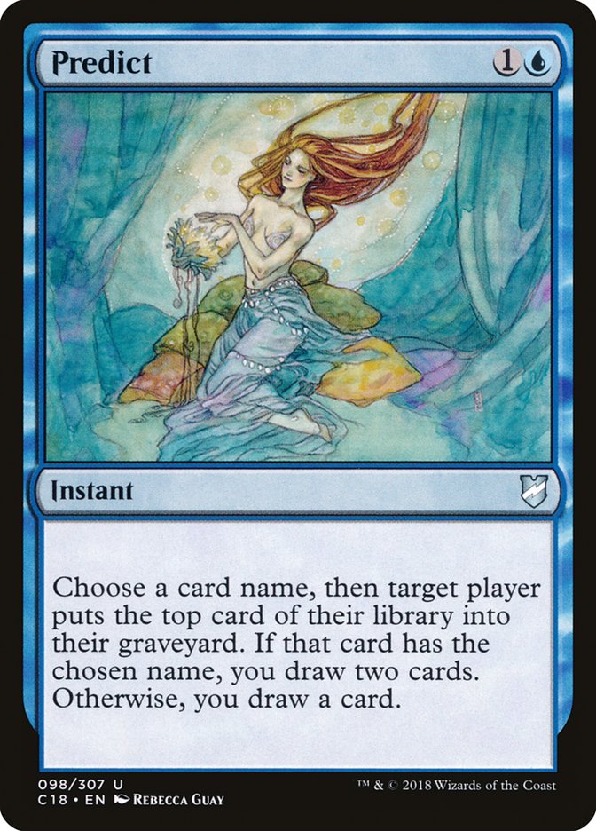 Predict [Commander 2018] (C18 98)