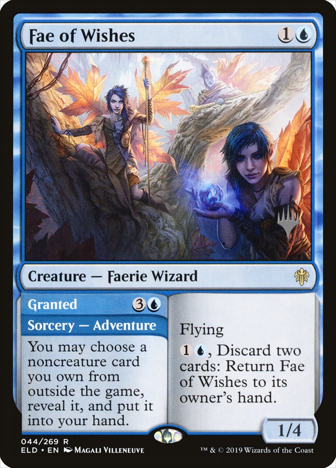 Fae of Wishes // Granted (Promo Pack) [Throne of Eldraine Promos] (PELD 44)