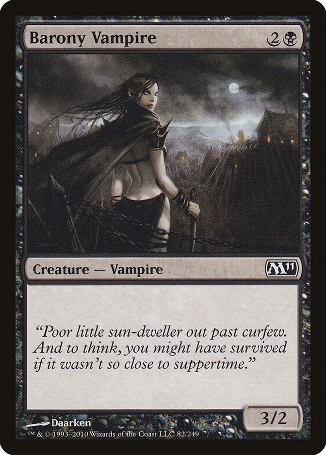 Barony Vampire [Magic 2011] (M11 82)