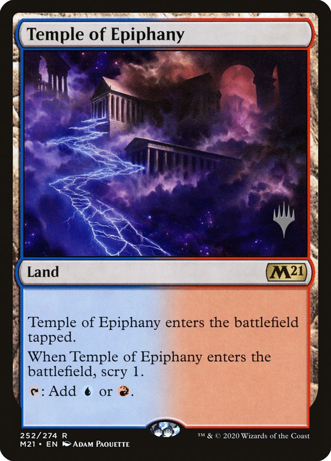 Temple of Epiphany (Promo Pack) [Core Set 2021 Promos] (PM21 252P)