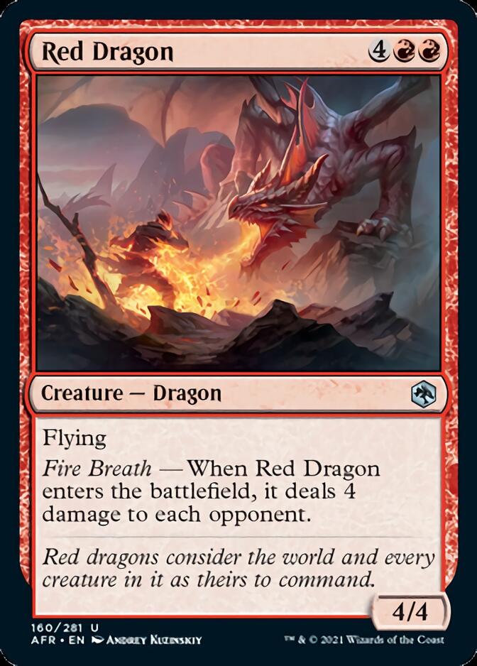 Red Dragon [Dungeons & Dragons: Adventures in the Forgotten Realms] (AFR 160)