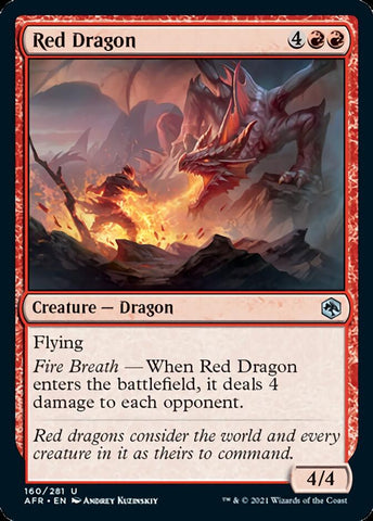 Red Dragon [Dungeons & Dragons: Adventures in the Forgotten Realms] (AFR 160)