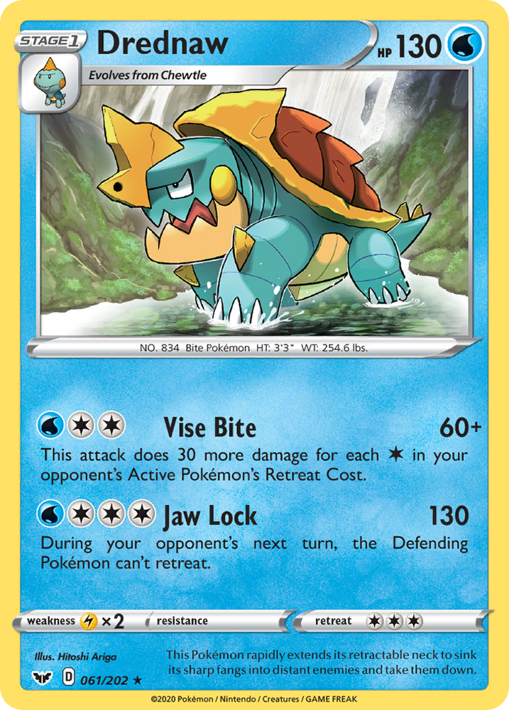 Drednaw (61/202) [Sword & Shield: Base Set]