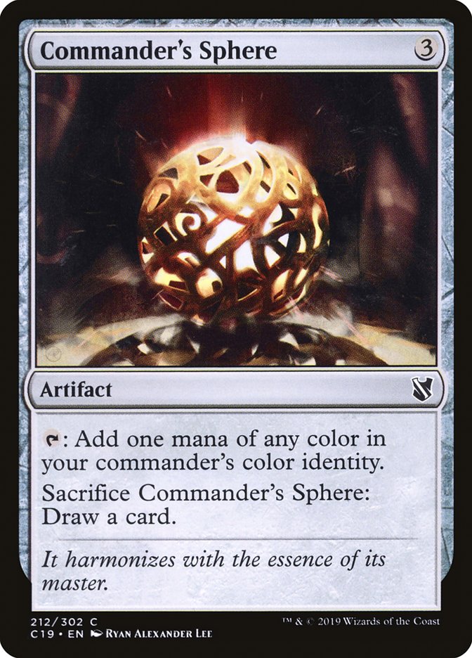 Commander's Sphere [Commander 2019] (C19 212)