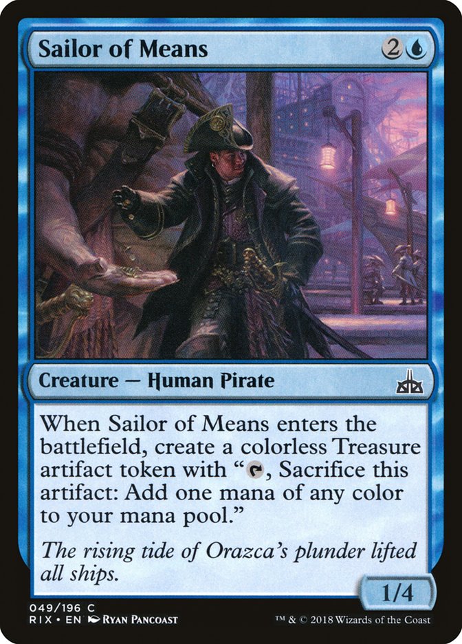 Sailor of Means [Rivals of Ixalan] (RIX 49)