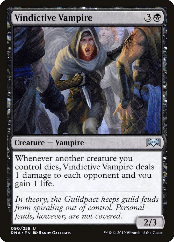 Vindictive Vampire [Ravnica Allegiance] (RNA 90)