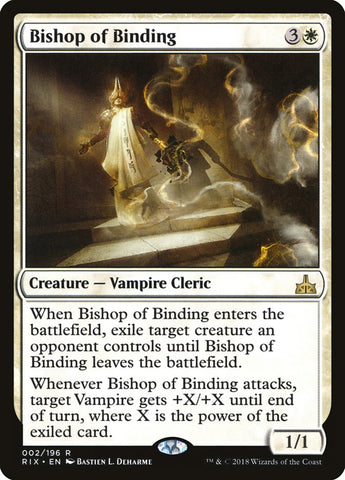 Bishop of Binding [Rivals of Ixalan] (RIX 2)