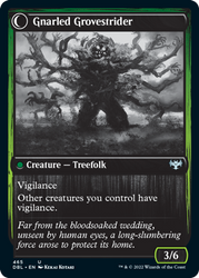 Dormant Grove // Gnarled Grovestrider [Innistrad: Double Feature] (DBL 465)