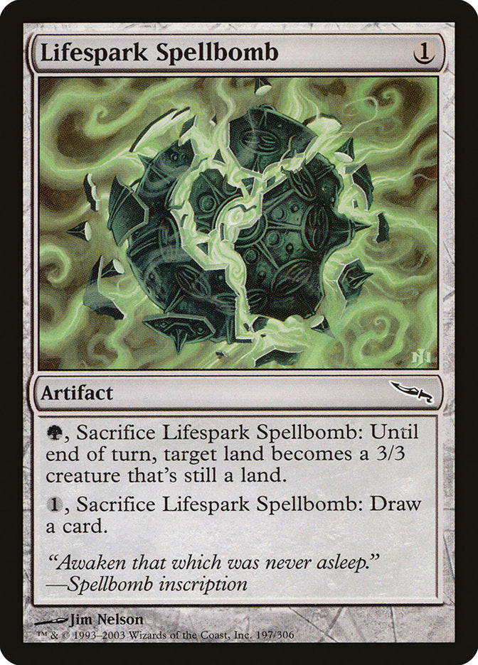 Lifespark Spellbomb [Mirrodin] (MRD 197)