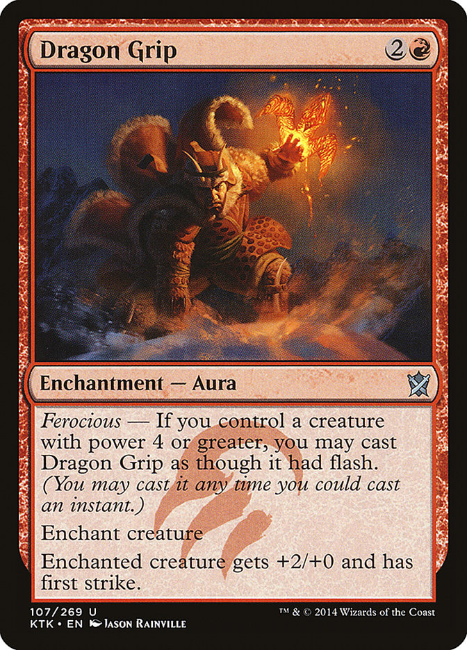 Dragon Grip [Khans of Tarkir] (KTK 107)