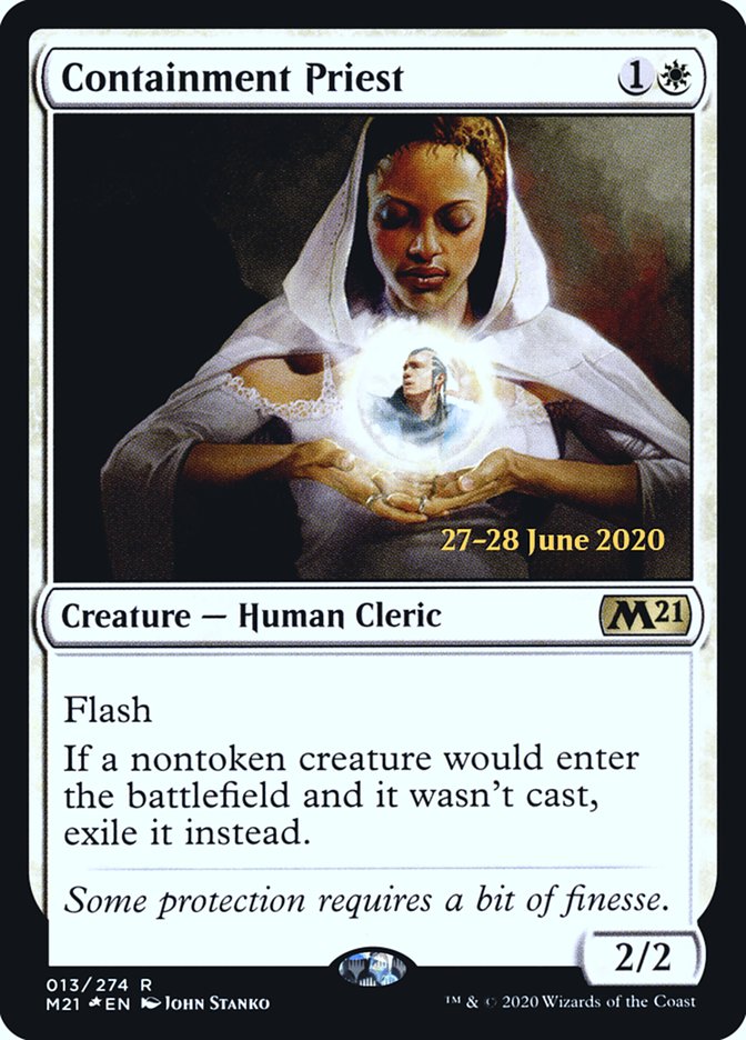 Containment Priest  [Core Set 2021 Prerelease Promos] (PM21 13S)