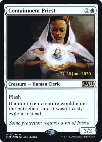 Containment Priest  [Core Set 2021 Prerelease Promos] (PM21 13S)