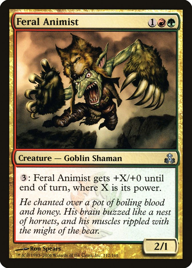 Feral Animist [Guildpact] (GPT 112)