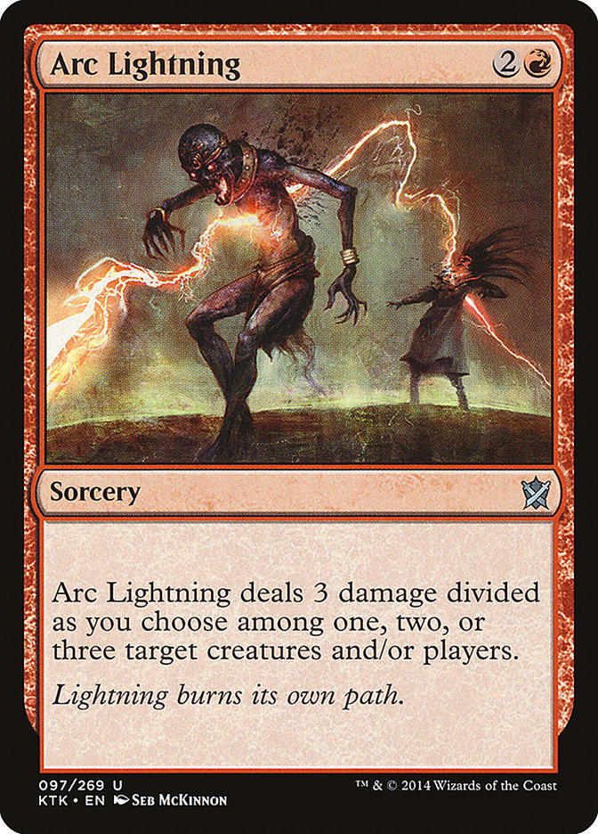 Arc Lightning [Khans of Tarkir] (KTK 97)