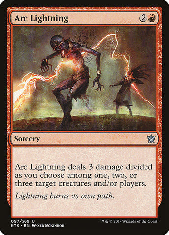 Arc Lightning [Khans of Tarkir] (KTK 97)