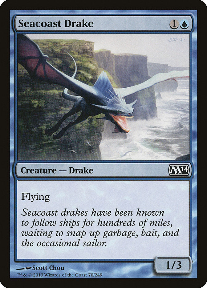 Seacoast Drake [Magic 2014] (M14 70)